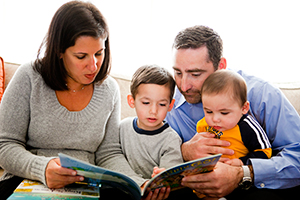 Survey Shows Family Enjoy Reading Together