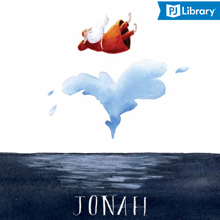 Jonah above the sea