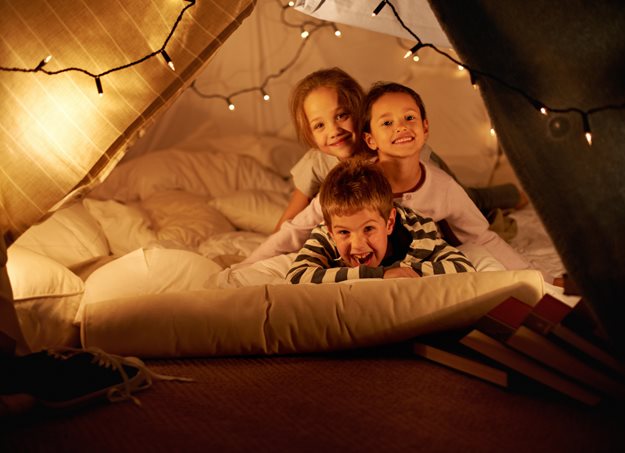 Kids in a fort