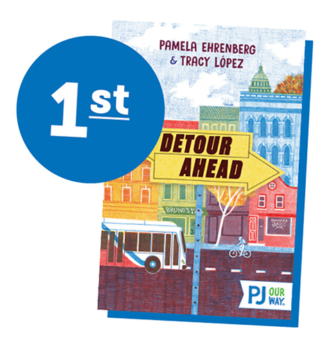 Detour Ahead book cover with 1st over it
