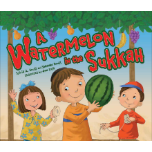 Book Cover Art for A Watermelon in the Sukkah