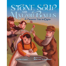 Book Cover Art for Stone Soup with Matzoh Balls