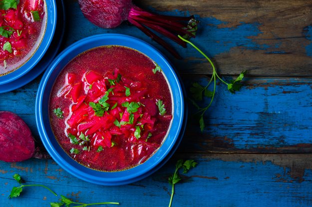 Borscht is beautiful -- and healthy.