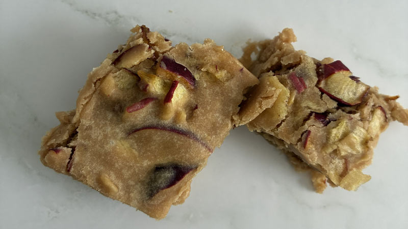Apple Fudge Bars