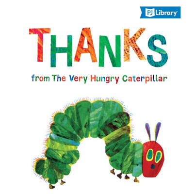Thanks from The Very Hungry Caterpillar