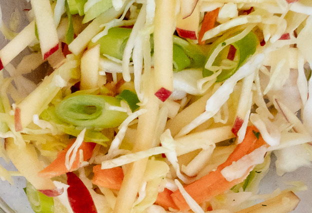 Cabbage Slaw with Apples