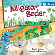 Alligator seder book cover