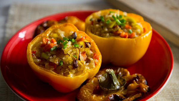 peppers stuffed couscous