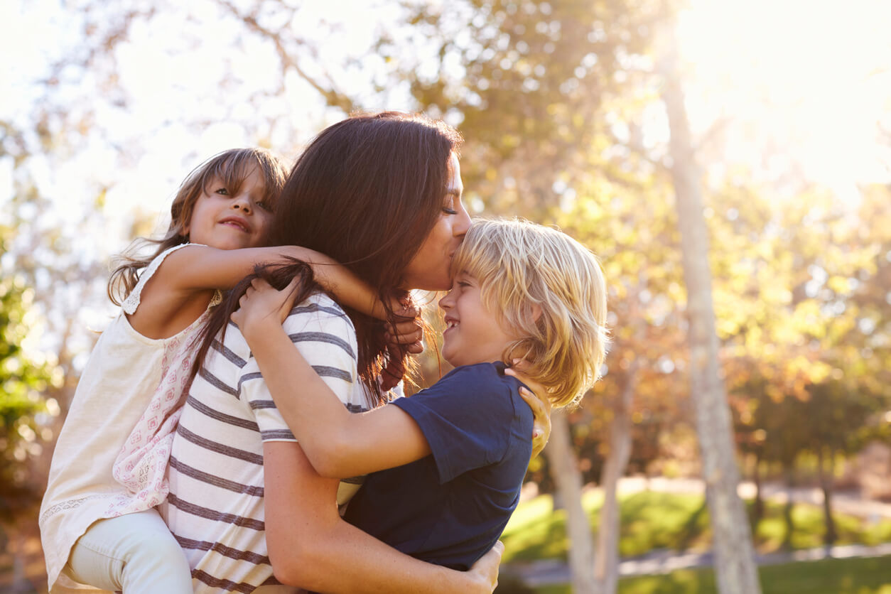 Mom Outdoors with Kids