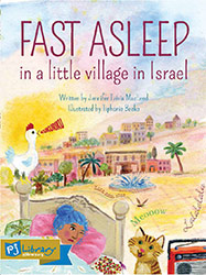 fast asleep in a little village in Israel book cover