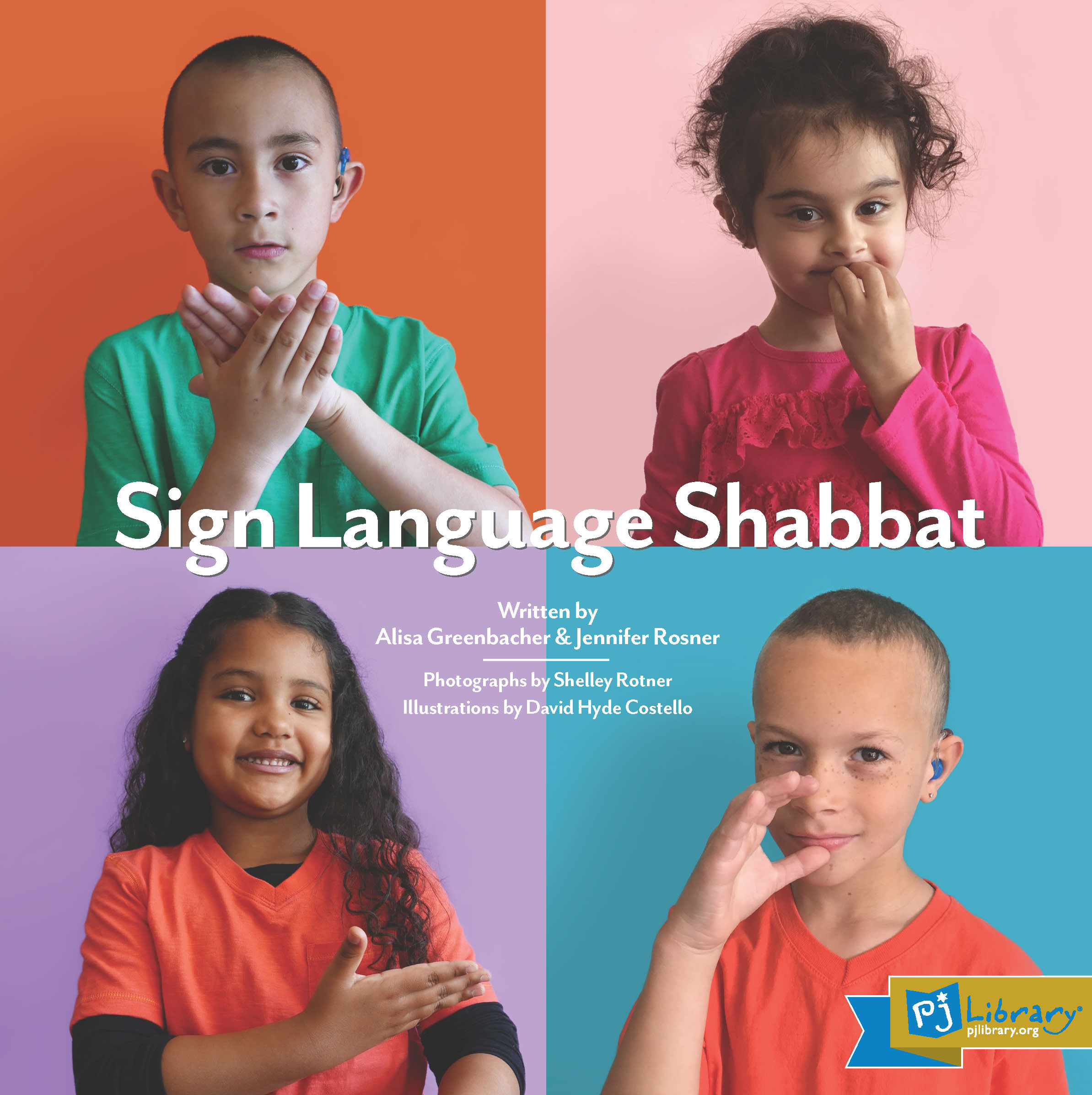 Children using sign language