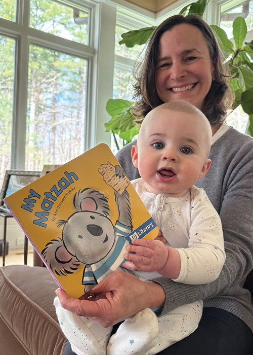 Winnie with her grandson