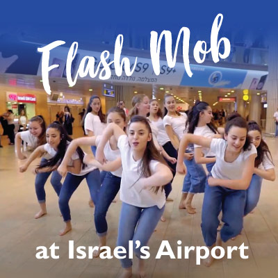 Flash Mob at Israel’s Airport