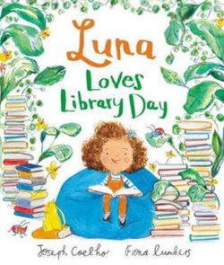 Luna loves library day book cover